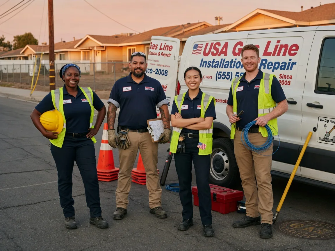 Gas Line Installation company in Peru, KS